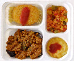 茄子のキーマカレー